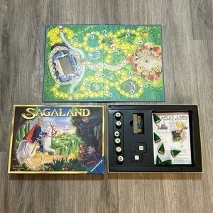SAGALAND Enchanted Forest vintage family board game. 2-6 player. Ages 6+.